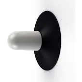 Roger Pradier Cooper Model 1 Wand/plafondlamp Velvet Black | Frosted Glass