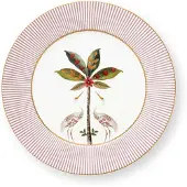 Pip studio La Majorelle Ontbijtbord - Roze - Porselein - 21 cm