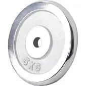 Gorilla Sports Halterschijf 5 kg Chroom