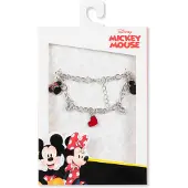 Minnie & Mickey Mouse - Disney Armband - Mickey und Minnie - zilverkleurig - Maat Standard