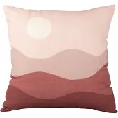 Present Time Kussen Sunset - Roze - 45x45 cm