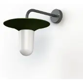 Roger Pradier Cooper Model 2 Wandlamp Fern Green | Frosted Glass