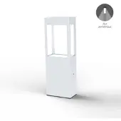 Roger Pradier Tetra Model 2 Sokkellamp White | Built-in LED Sym 12W