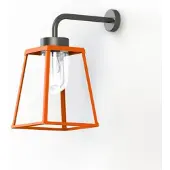Roger Pradier Lampiok 2 Model 3 Wandlamp Pure orange | Clear Glass
