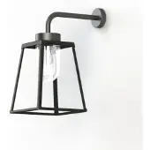 Roger Pradier Lampiok 2 Model 3 Wandlamp Black grey | Clear Glass