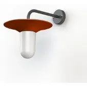 Roger Pradier Cooper Model 2 Wandlamp Pure orange | Frosted Glass