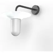 Roger Pradier Cooper Model 2 Wandlamp Traffic White | Frosted Glass