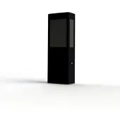 Roger Pradier BRICK² Model 2 Bollard Lamp Velvet Black | Black PMMA