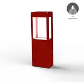 Roger Pradier Tetra Model 2 Sokkellamp Tomato red | Built-in LED Sym 12W