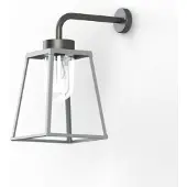 Roger Pradier Lampiok 2 Model 3 Wandlamp Silk Grey | Clear Glass