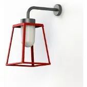 Roger Pradier Lampiok 2 Model 3 Wandlamp Tomato red | Frosted Glass