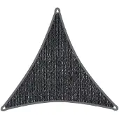 Coolaroo schaduwdoek driehoek 6,5x6,5x6,5m Grafiet 340gr/m2