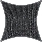 Coolaroo schaduwdoek Vierkant 5,4x5,4m Grafiet