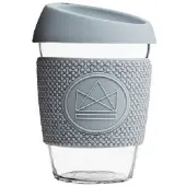 Neon Kactus Glazen Koffiebeker 340ml - Grijs