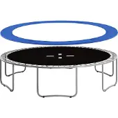 Springos Trampoline Rand | Beschermrand Trampoline | Rond | Ø 180 cm | Blauw