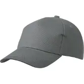 Myrtle beach Volwassenen Unisex Zwaar Katoen 5 Paneelkapje (Donkergrijs)