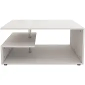 ML-Design Salontafel Wendel | spaanplaat wit 91x52x41 cm salontafels | NADUVI