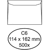 Quantore Bankenvelop C6 Wit 180070