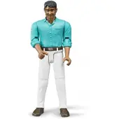 Lastenlelut 60003 - Bworld figuur man met witte broek - Speelfiguur