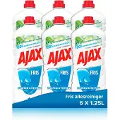Ajax Allesreiniger Fris 6 x 1.25L - Voordeelverpakking
