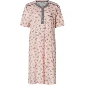 Lunatex - dames nachthemd 224135 - single jersey - zalm - maat M