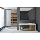 Gliss Design Basic spiegel met LED-verlichting en verwarming 60x70cm