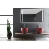 Gliss Design Vertical spiegel met LED-verlichting en verwarming 60x70cm