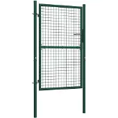 vidaXL Hekpoort staal 100x175 cm groen