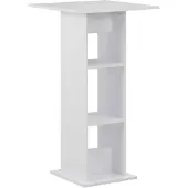 vidaXL Barkruk, wit, 60x60x110 cm