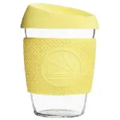 Neon Kactus Koffieglas Forever Young 340 Ml Glas/Siliconen