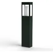 Roger Pradier BRICK² Model 3 Bollard Lamp Slate Grey | Clear Glass