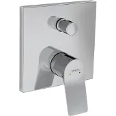 Hansgrohe Badmengkraan inbouw vivenis eengreeps met geintegreerde zekerheidscombinatie en1717 chroom