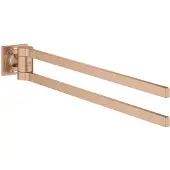 GROHE Allure 2-lids draaibare handdoekhouder 46 cm, geborsteld warm sunset