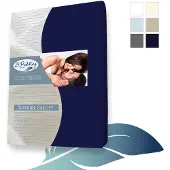 24-Bedding Superior dubbel Jersey hoeslaken 140 x 210 cm Marine