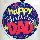 Anagram folie ballon - happy birthday dad - verjaardag vader
