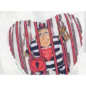 Anagram folieballon - love prisoner - valentijn