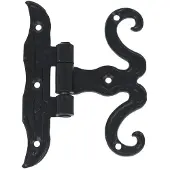 Online Deurbeslagshop Scharnier zwart 170 mm