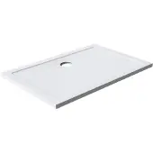 Luca Varess Soft douchebak 120 x 80 cm acryl mat wit