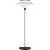 Louis Poulsen PH 80 vloerlamp Zwart-wit opaal acryl