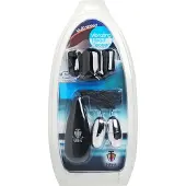 Trinity Vibes - Trinity - peniskop met twee ballen en eikelvibrator (zwart-zilver)