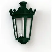 Roger Pradier Louvre Model 4 Wandlamp British Green