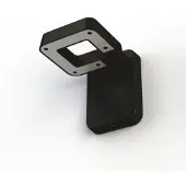 Roger Pradier Square Wandlamp Black grey