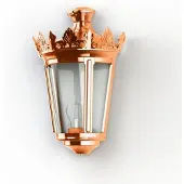 Roger Pradier Louvre Model 4 Wandlamp Patined Lacquered Copper