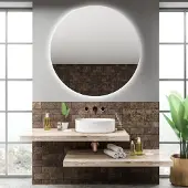 Gliss Design Spiegel oko rond led verlichting 40 cm