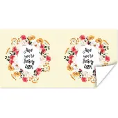 PosterMonkey Poster Beterschap - Spreuken - Planten - Hope - 160x80 cm