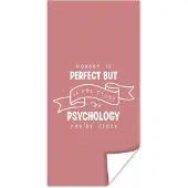 PosterMonkey Poster Quote - Studeren - Psychologie - 60x120 cm