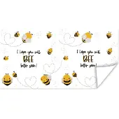 PosterMonkey Poster Sterkte - Spreuken - Insecten - Bee - 80x40 cm