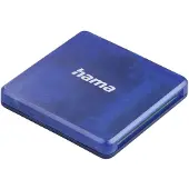 Hama Usb-2.0-multi-kaartlezer, Sd/microsd/cf, Blauw