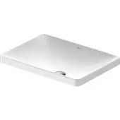 Duravit Wastafel d-neo inbouw zonder kraangat 60 cm hoogglans wit