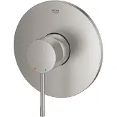 GROHE Essence Inbouwthermostaat - 1 knop - douchekraan Supersteel 24168DC1